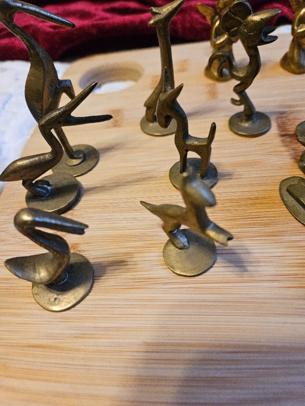 VINTAGE COLLECTORS SET OF 20 PEWTER AND BRASS FIGURINES  SOME EXTREMELY OLD ! - Picture 3 of 5